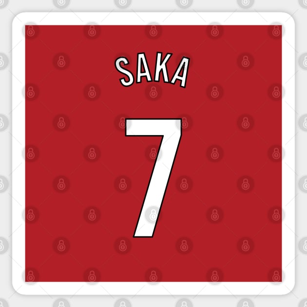 Saka 7 Home Kit - 22/23 Season Sticker by GotchaFace